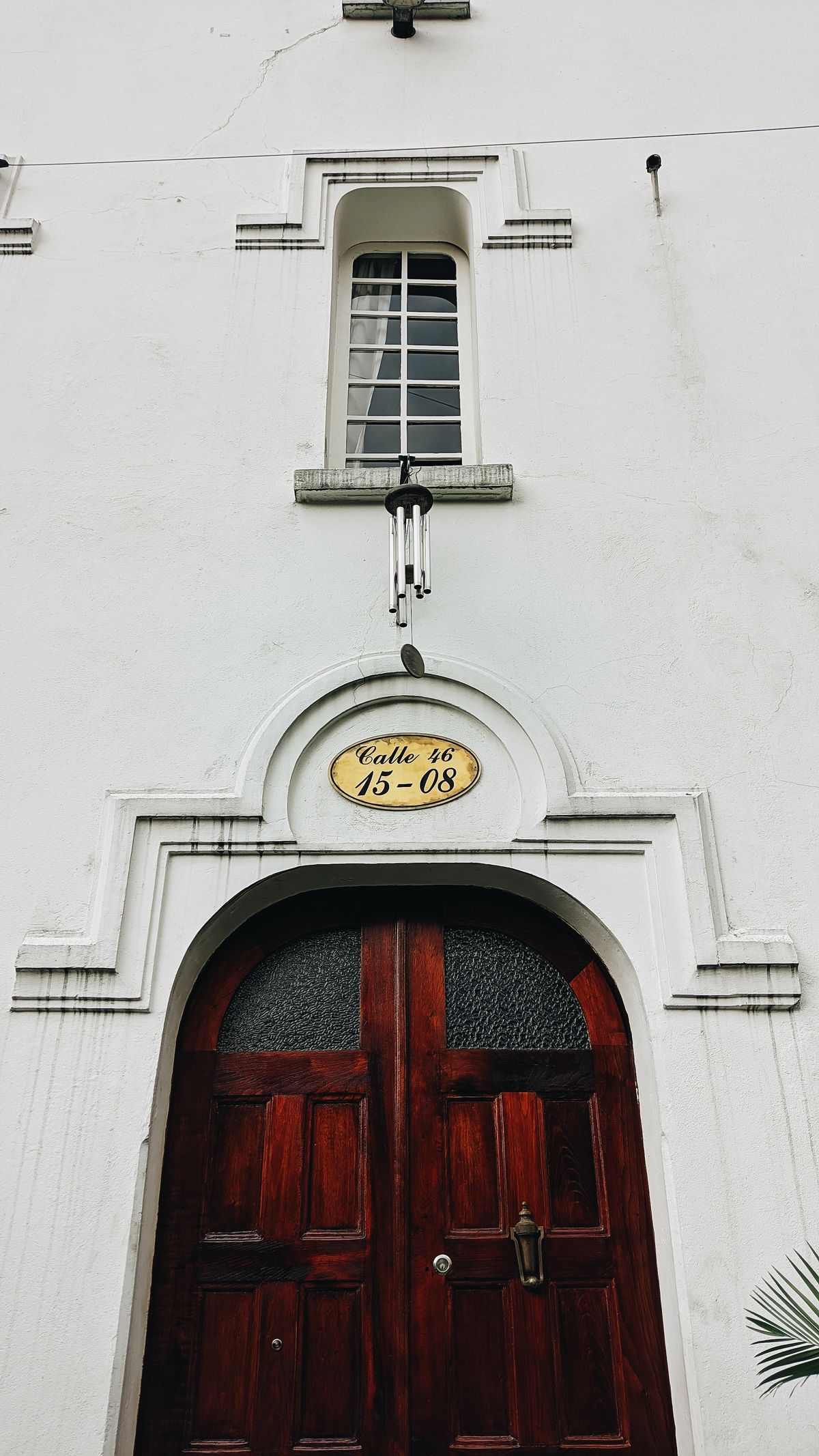 Custom wood entry door